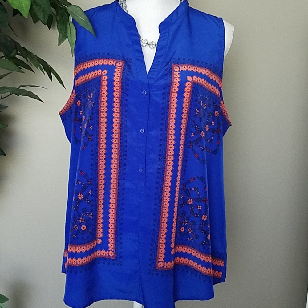 Gorgeous sleeveless blouse